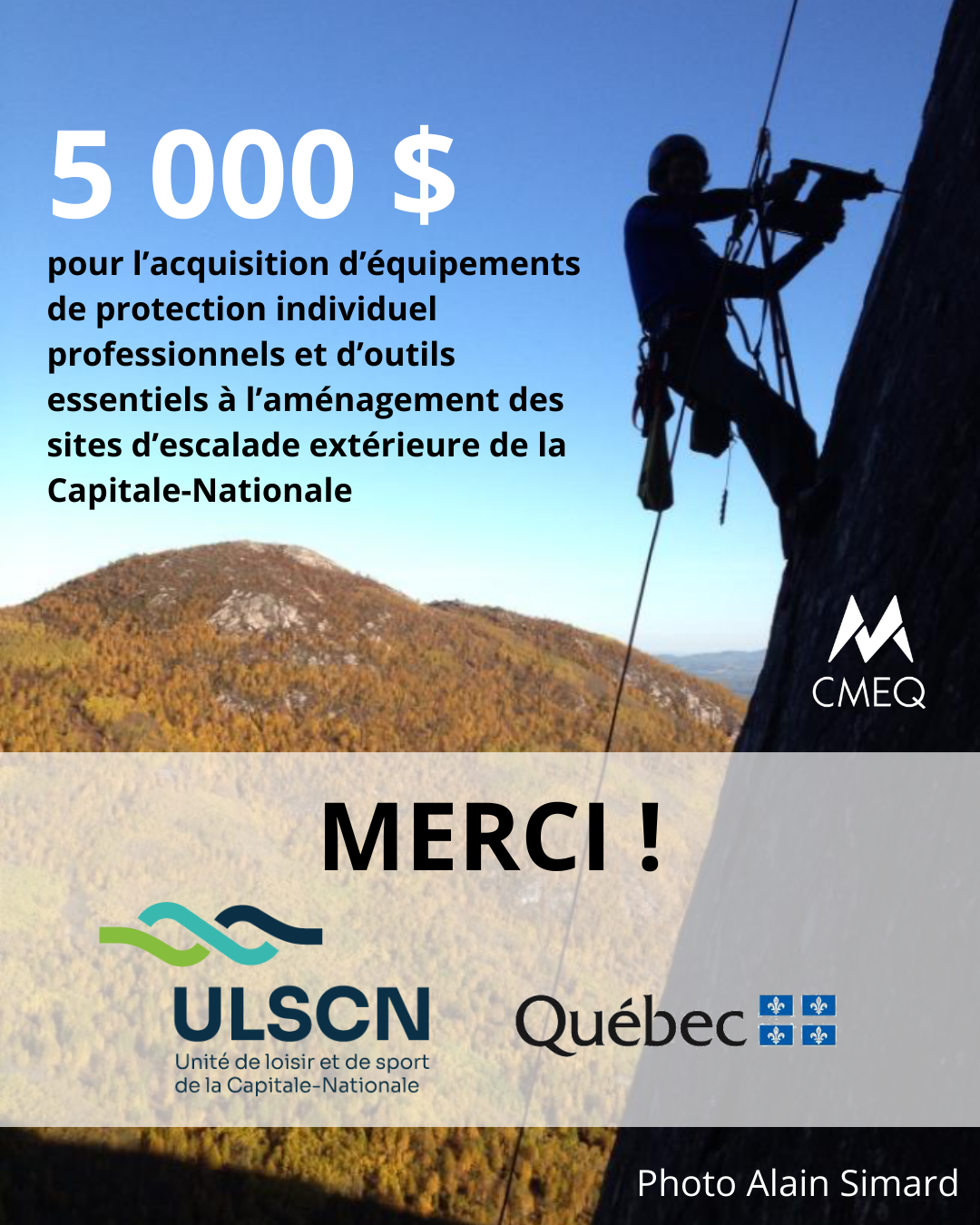 Accès escalade de glace Cap-à-l'Aigle Charlevoix Domaine Frais-Air